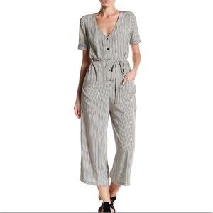 DRESS FORUM Striped Jumpsuit Size Small NWT